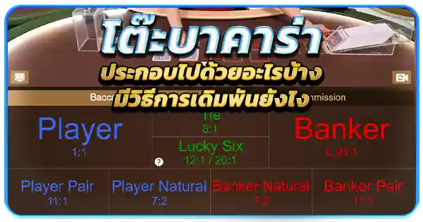 goatbet16_บทความ_โต๊ะบาคาร่า_ประกอบไปด้วยอะไรบ้าง_มีวิธีการเดิมพันยังไง