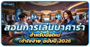 บาคาร่า อันดับ 1 ฝากถอนไว ไม่มีขั้นต่ำ จ่ายจริง 100% 1 สอนการเล่นบาคาร่าสำหรับมือใหม่ฉบับปี 2026